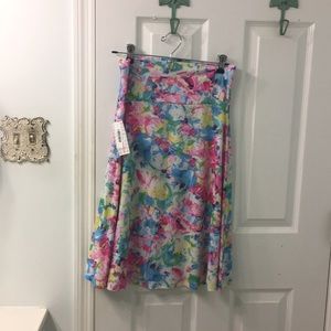 Floral lula roe Azure size small